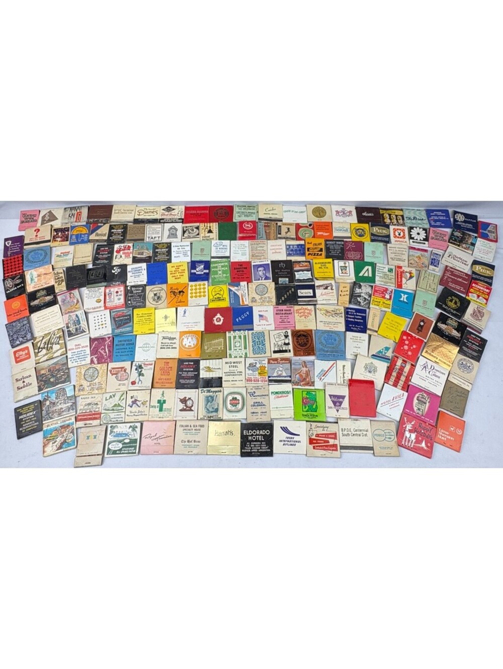 Vintage Matchbooks Mixed Lot of New, Opened & Used 200pcs